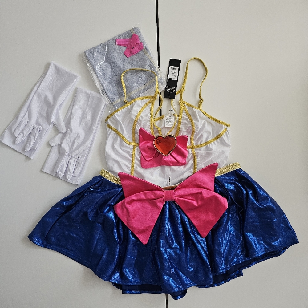 Fashion Nova Sailormoon Halloween Costume L/XL Cosplay/roleplay